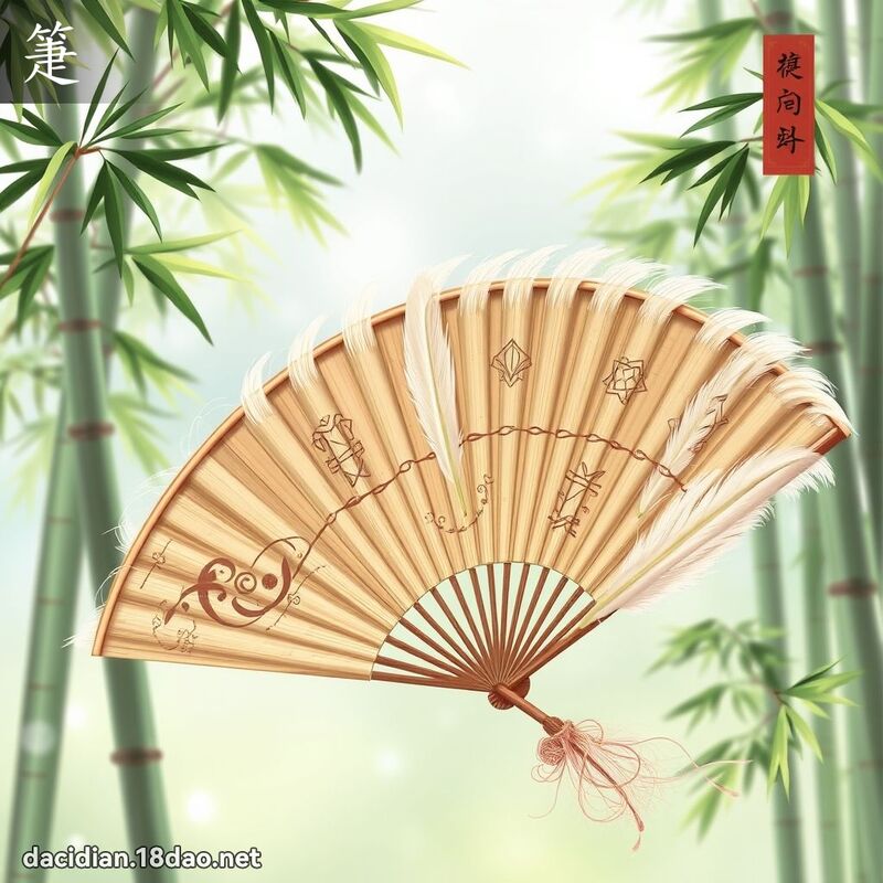 漢字: 箑 (多音字)