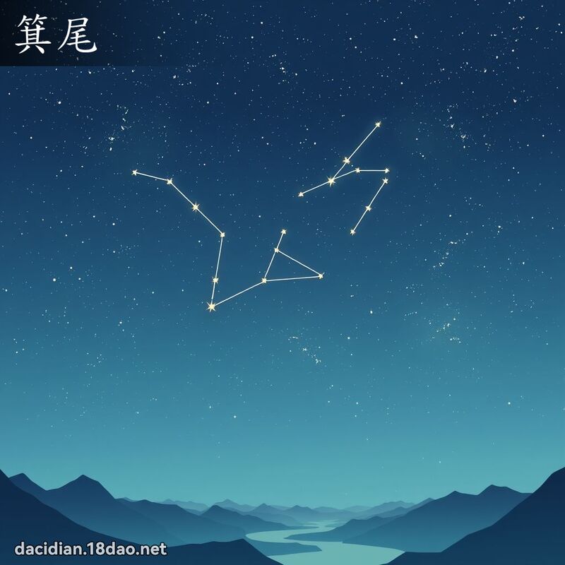 箕尾 - 国语大辞典配图