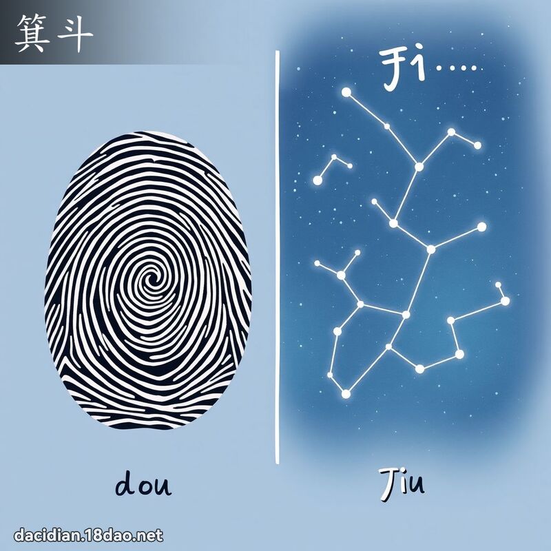 箕斗 - 國語大辭典配圖