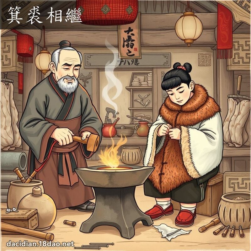 箕裘相繼 - 國語大辭典配圖