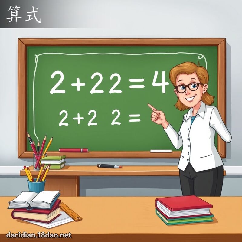 算式 - 国语大辞典配图