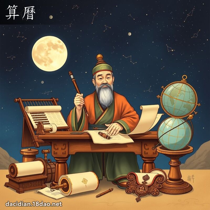 算历 - 国语大辞典配图