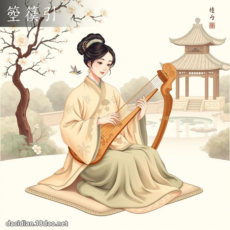 箜篌引 - 國語大辭典配圖