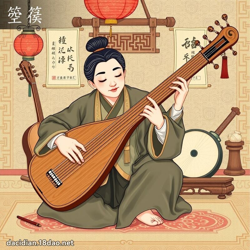 箜篌 - 国语大辞典配图