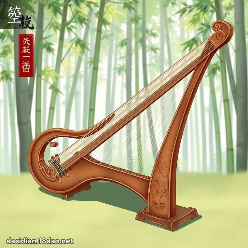 箜 - 國語大辭典配圖