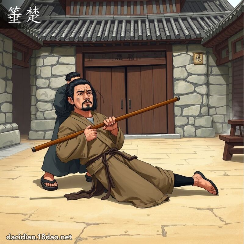 箠楚 - 國語大辭典配圖