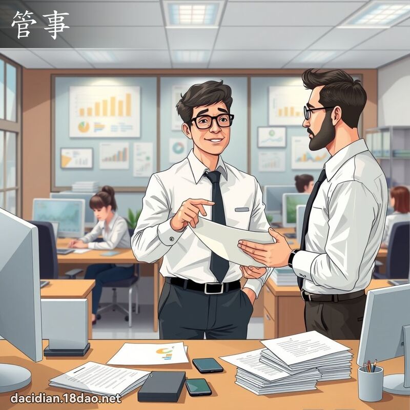 管事 - 國語大辭典配圖