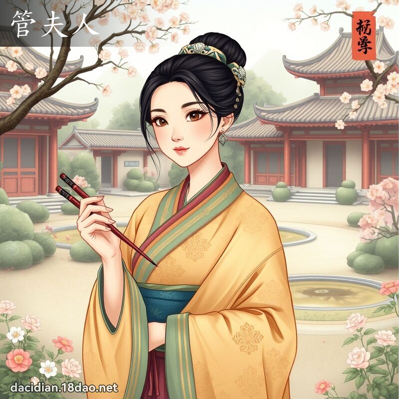 管夫人 - 國語大辭典配圖