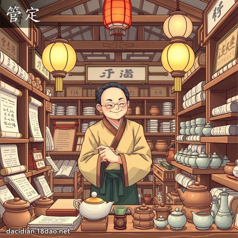 管定 - 國語大辭典配圖
