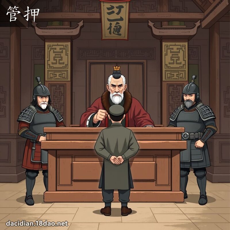 管押 - 国语大辞典配图