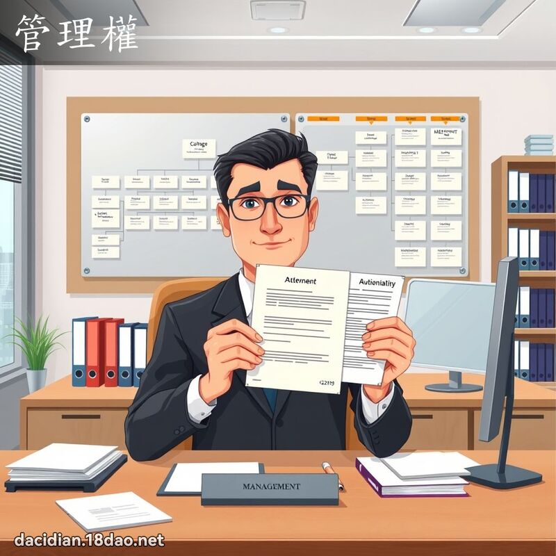 管理權 - 國語大辭典配圖