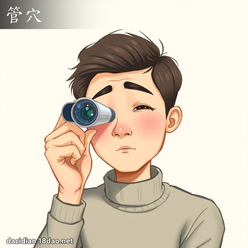 管穴 - 国语大辞典配图