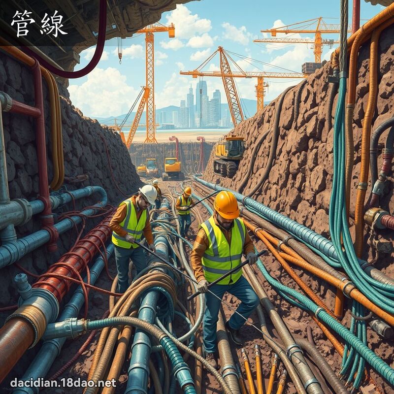 管线 - 国语大辞典配图