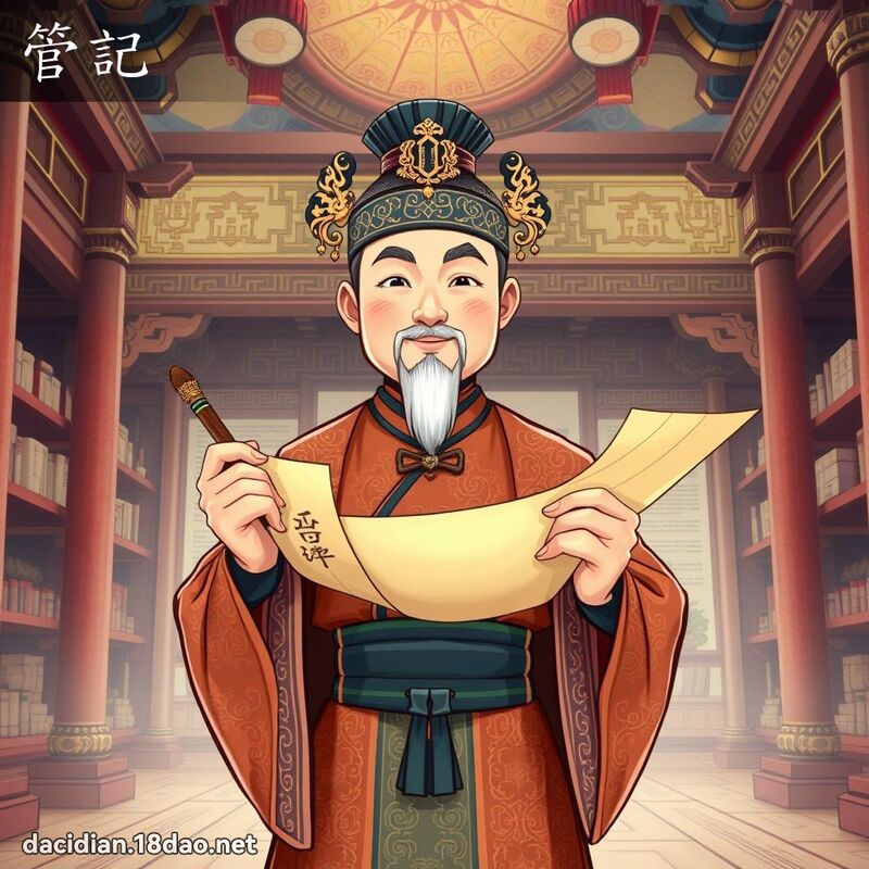 管记 - 国语大辞典配图