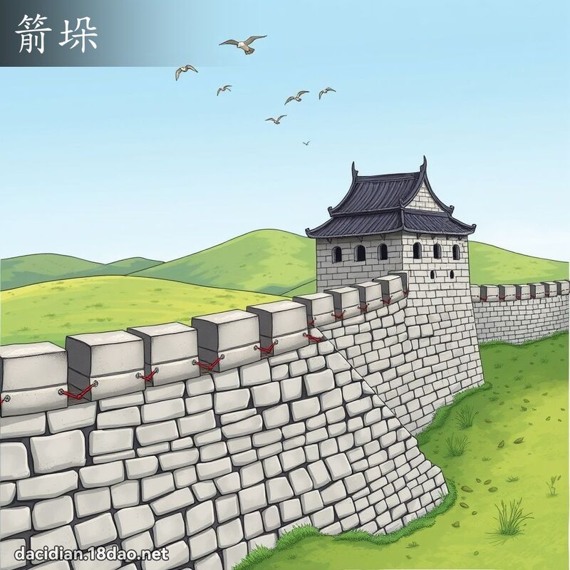 箭垛 - 国语大辞典配图