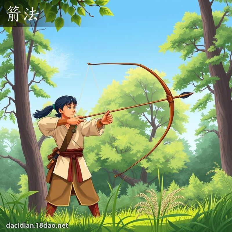 箭法 - 国语大辞典配图