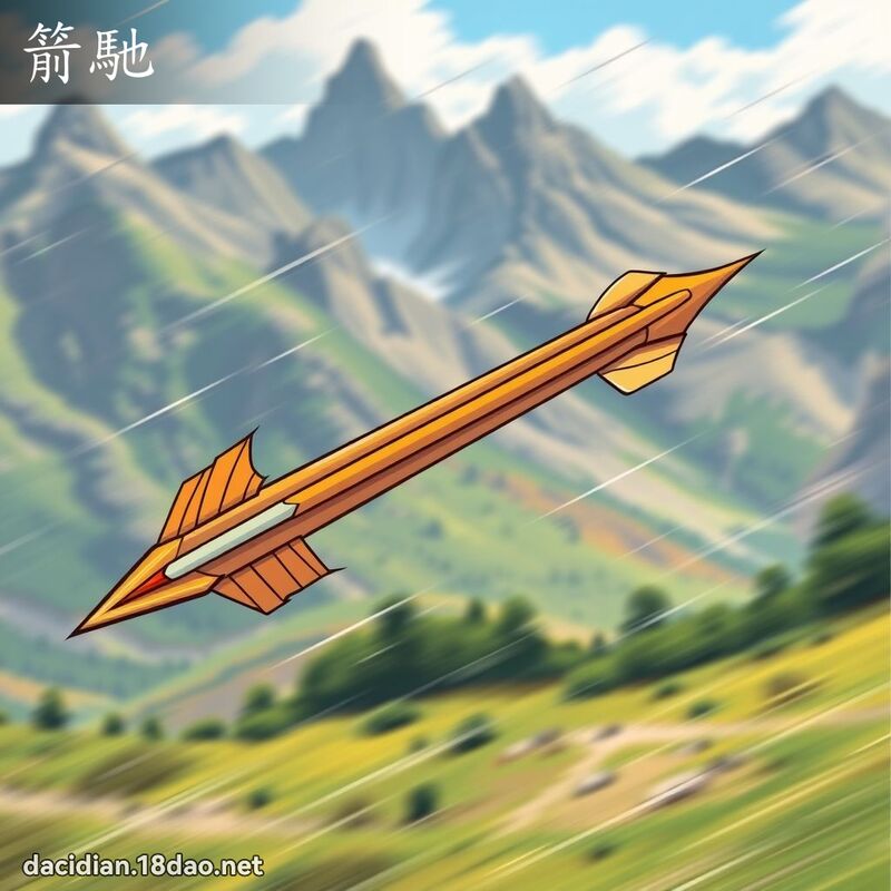 箭驰 - 国语大辞典配图