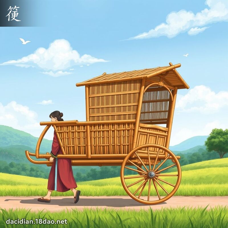 箯 - 國語大辭典配圖