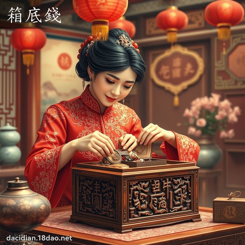 箱底錢 - 國語大辭典配圖