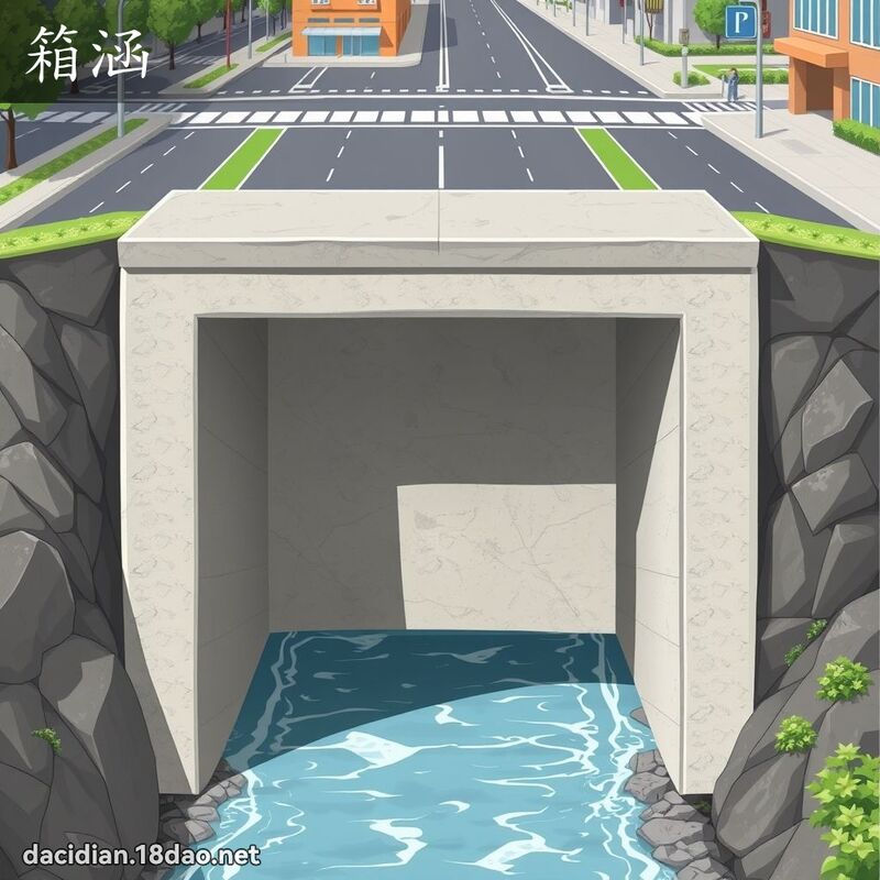 箱涵 - 國語大辭典配圖