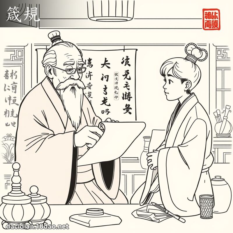 箴规 - 国语大辞典配图