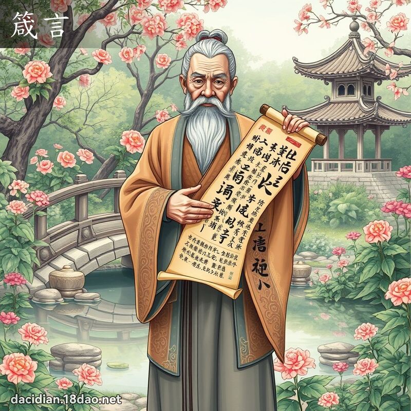 箴言 - 國語大辭典配圖