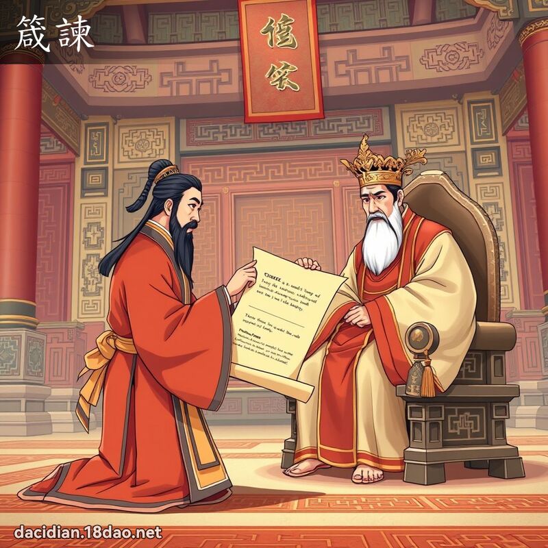 箴諫 - 國語大辭典配圖