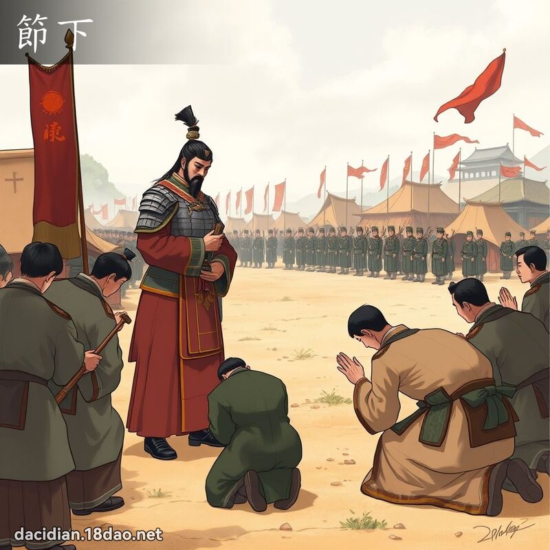 詞語: 節下 (多意詞)
