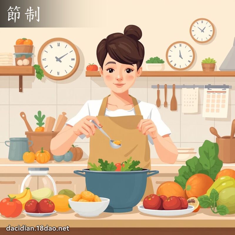 节制 - 国语大辞典配图