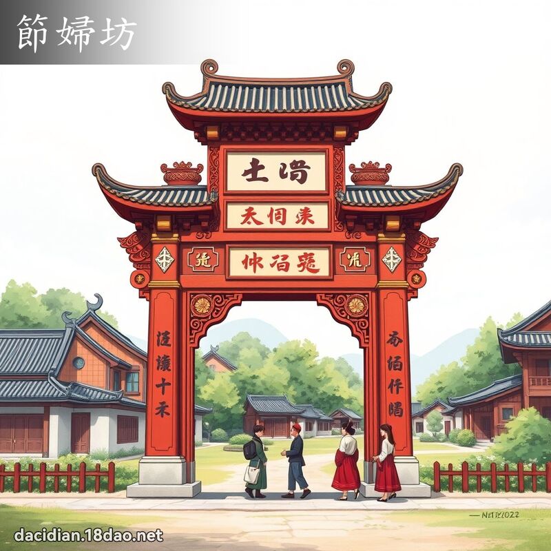 节妇坊 - 国语大辞典配图