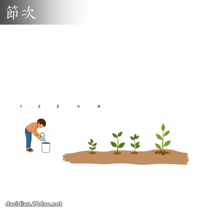 節次 - 國語大辭典配圖