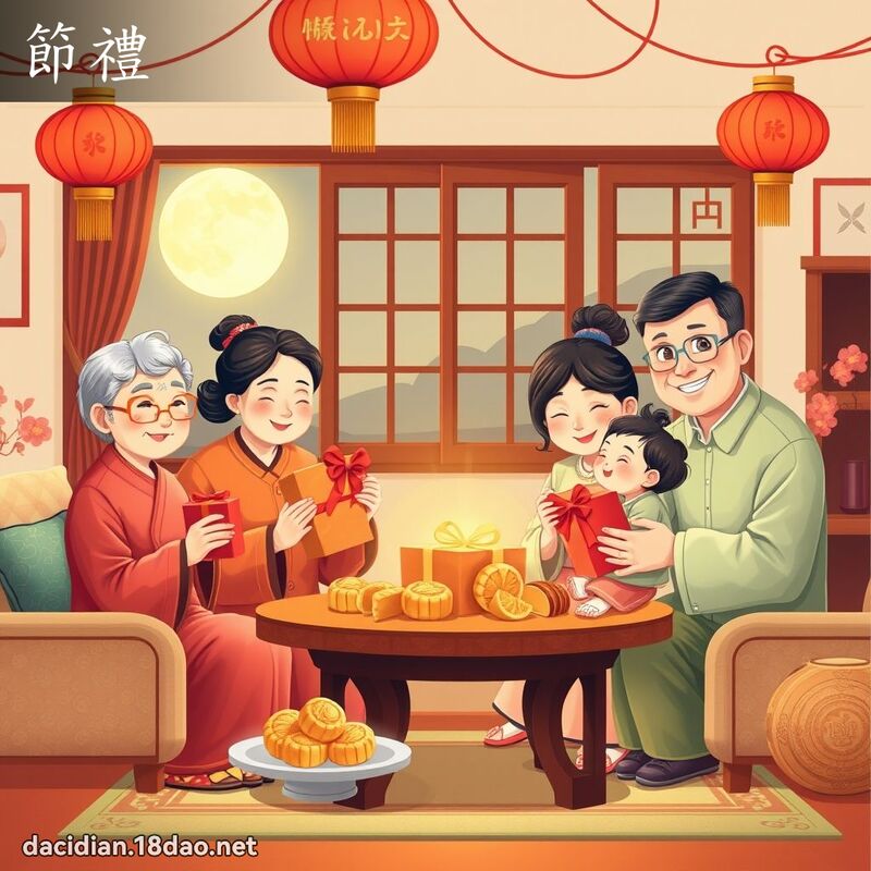 節禮 - 國語大辭典配圖