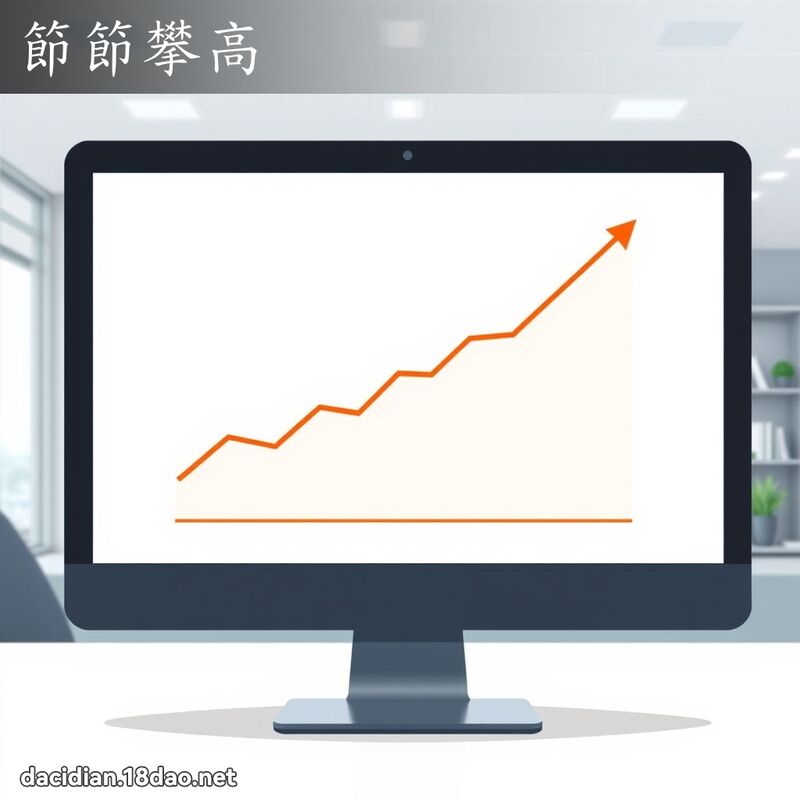 節節攀高 - 國語大辭典配圖