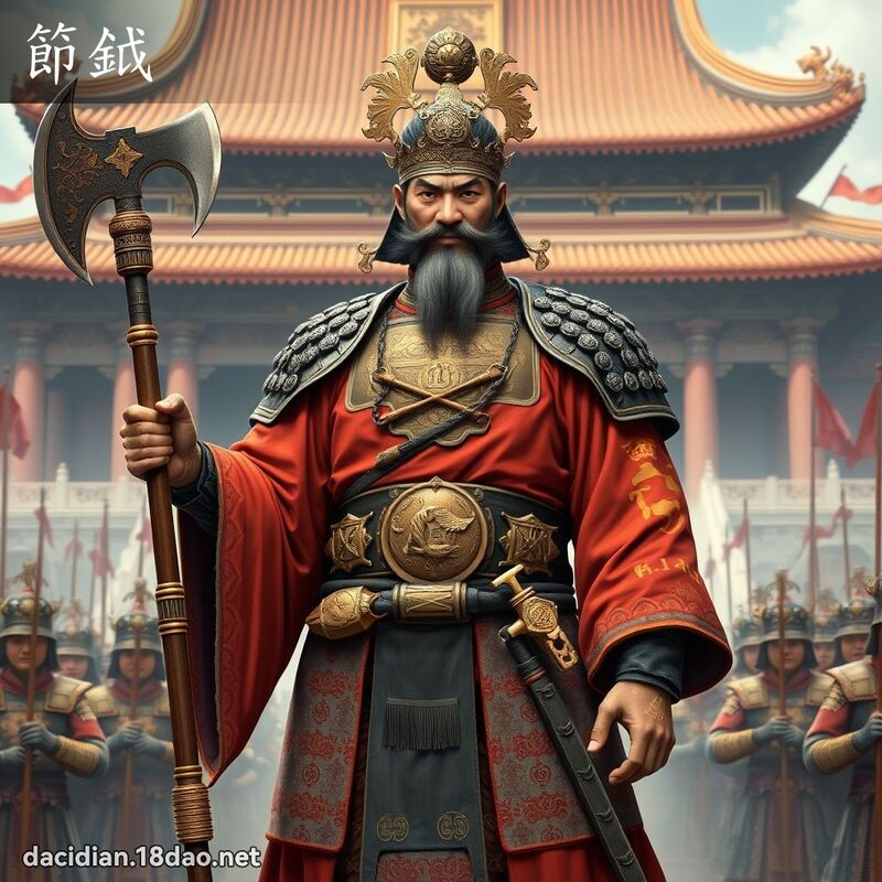 節鉞 - 國語大辭典配圖