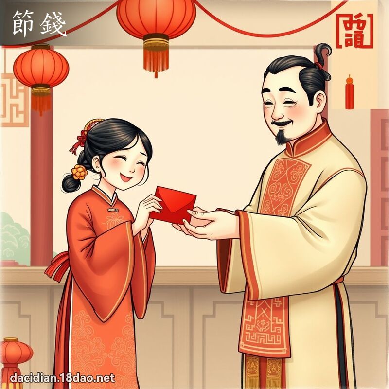 节钱 - 国语大辞典配图