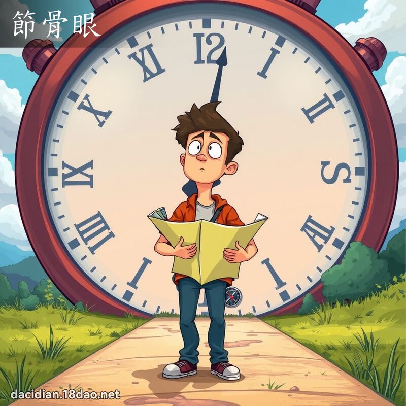 節骨眼 - 國語大辭典配圖