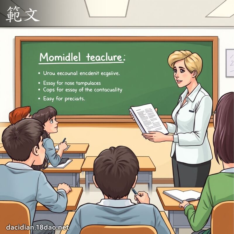 范文 - 国语大辞典配图