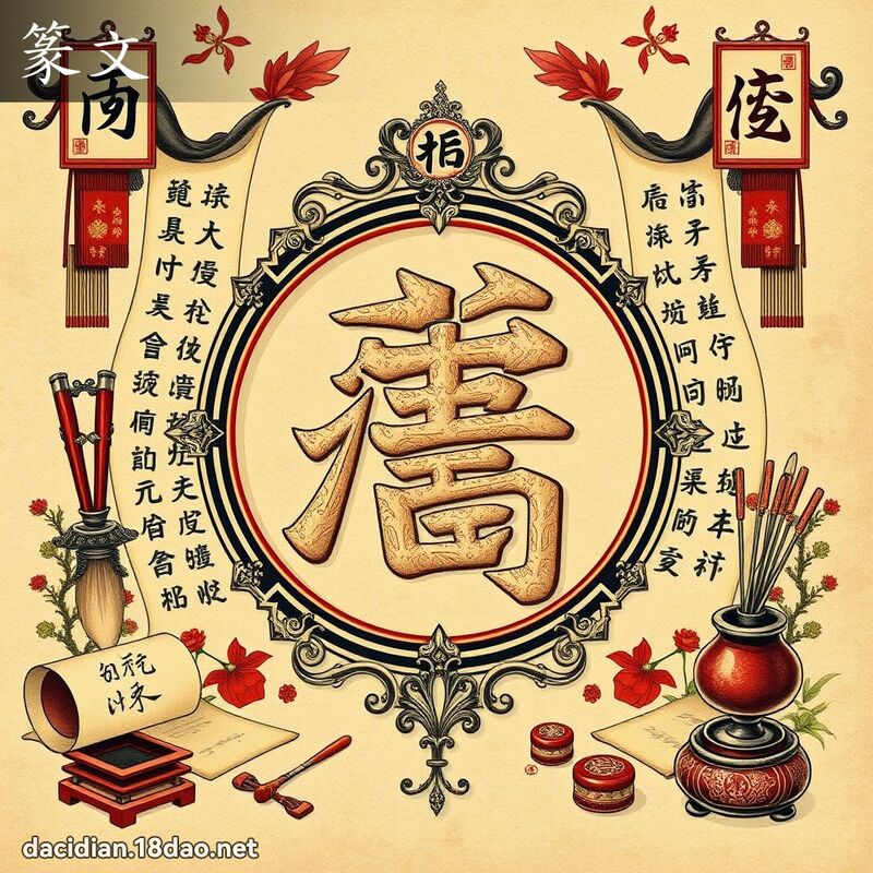 篆文 - 国语大辞典配图