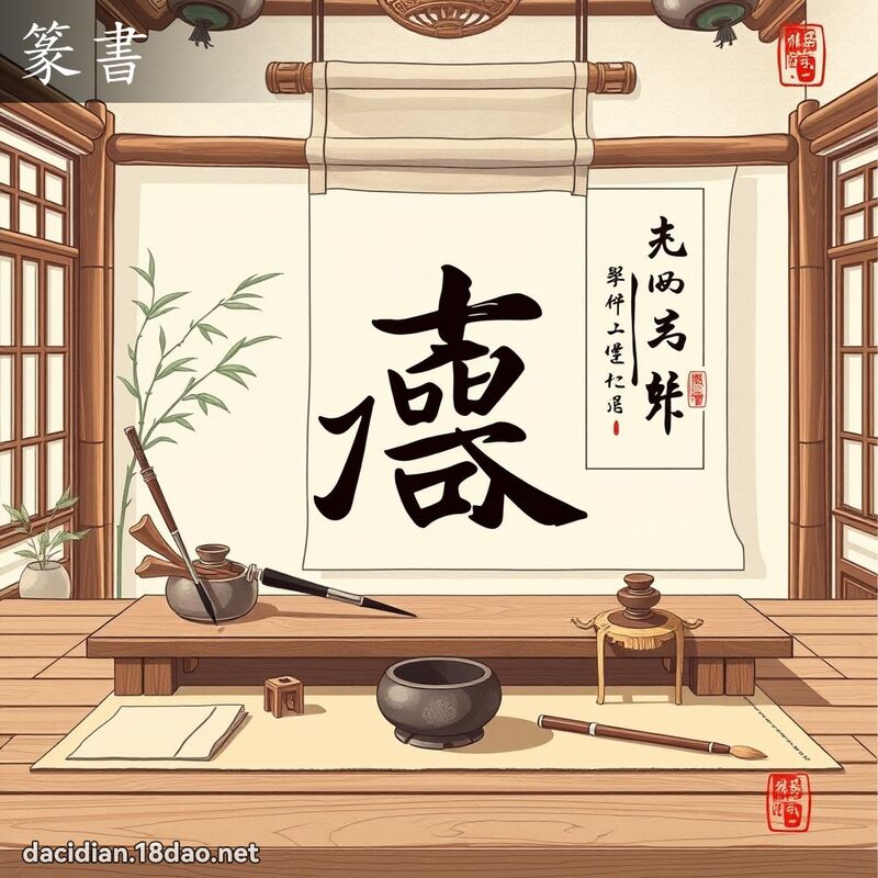 篆书 - 国语大辞典配图