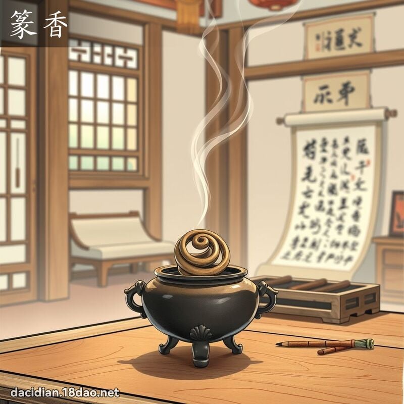 篆香 - 国语大辞典配图