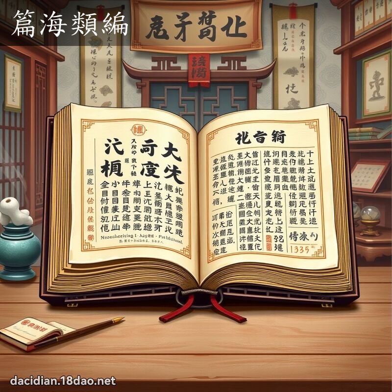 篇海類編 - 國語大辭典配圖