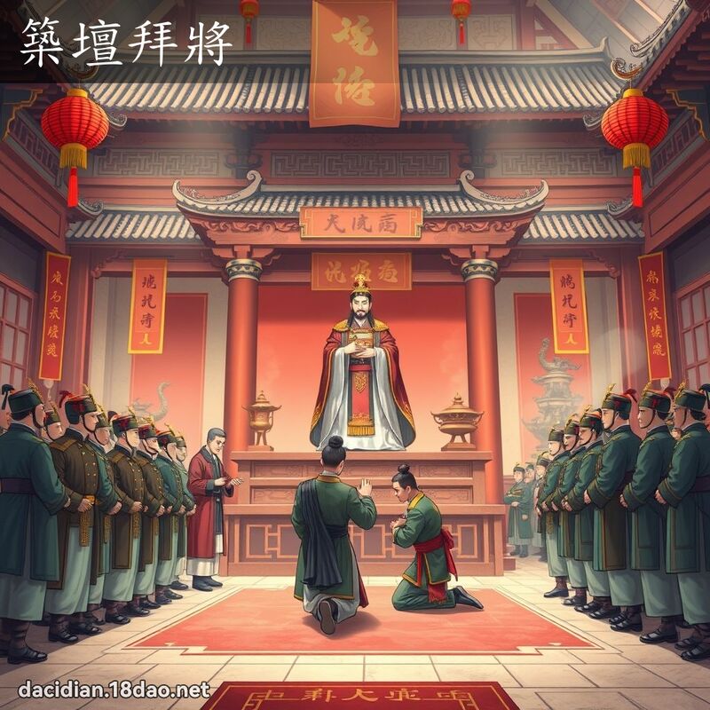 筑坛拜將 - 国语大辞典配图