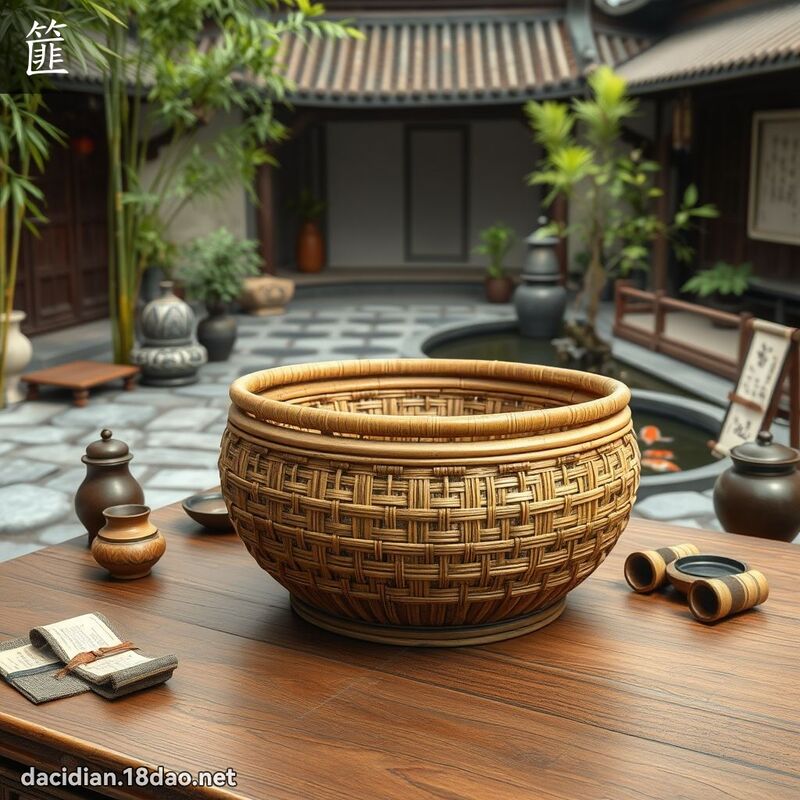 篚 - 國語大辭典配圖