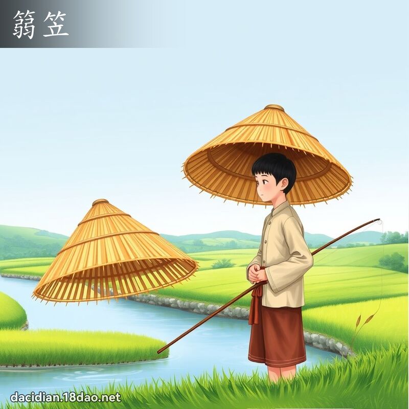 篛笠 - 國語大辭典配圖