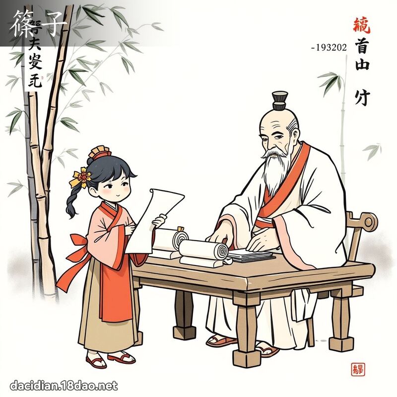 篠子 - 国语大辞典配图