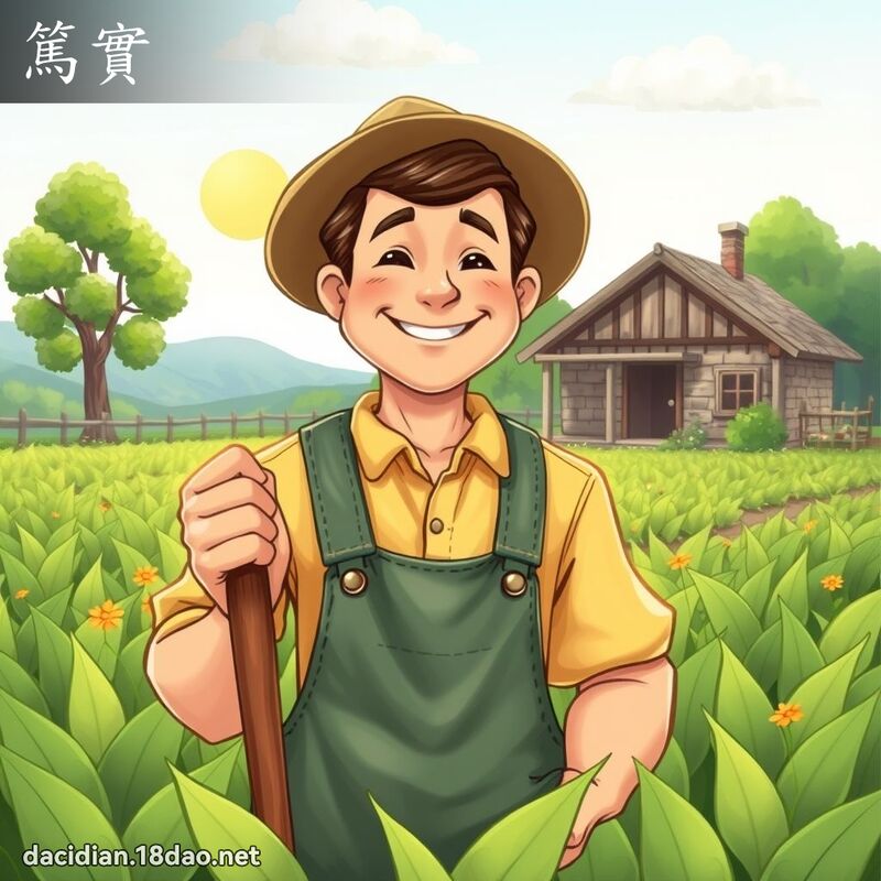篤实 - 国语大辞典配图