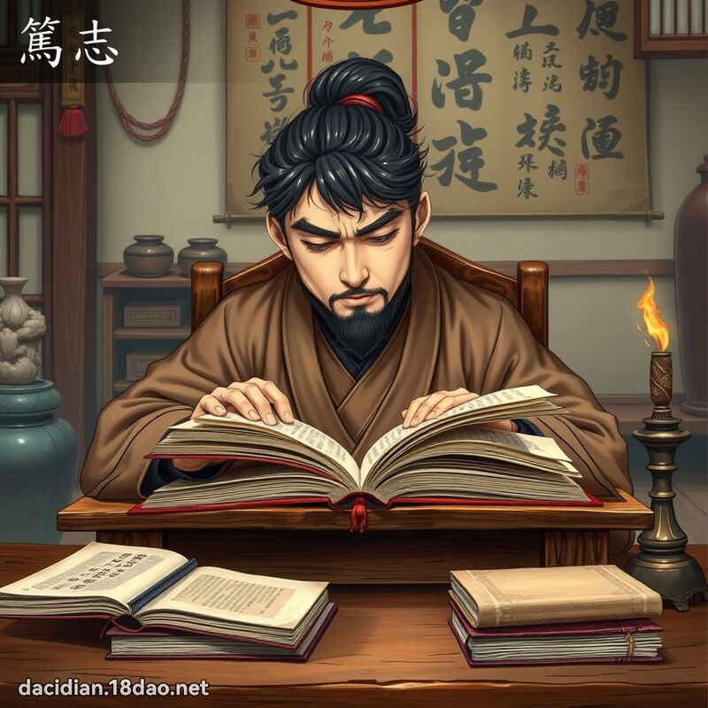 篤志 - 國語大辭典配圖