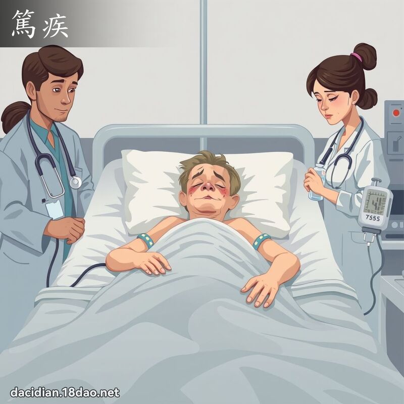 篤疾 - 国语大辞典配图