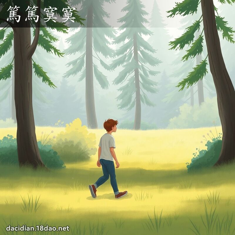 篤篤寞寞 - 國語大辭典配圖