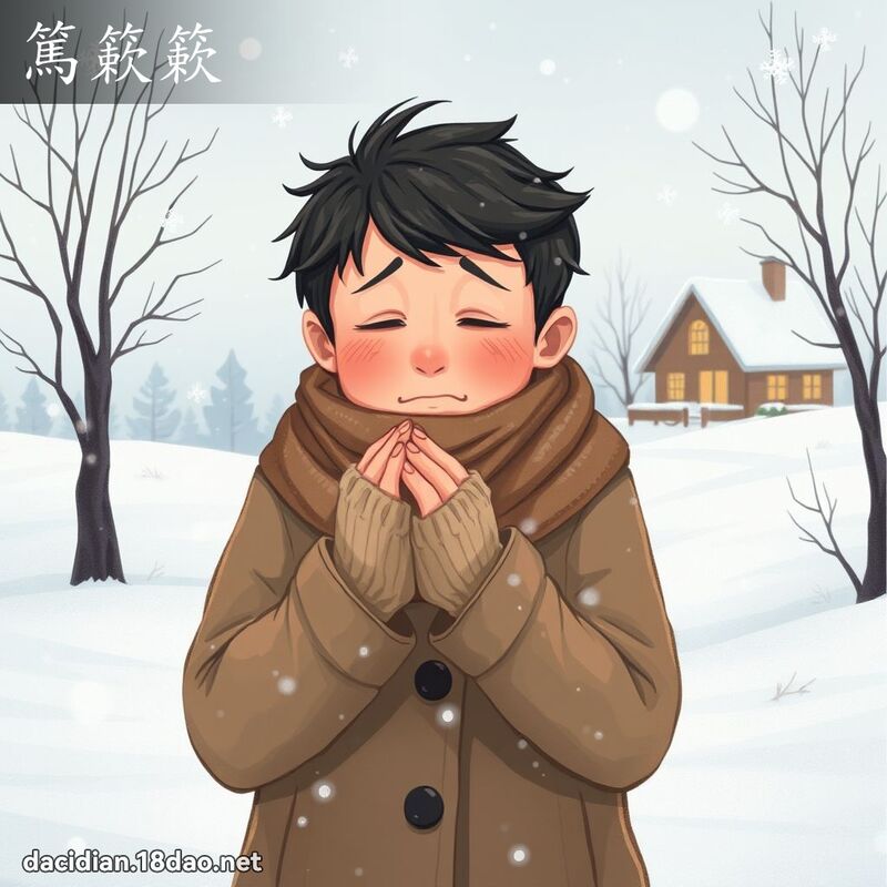 篤簌簌 - 國語大辭典配圖